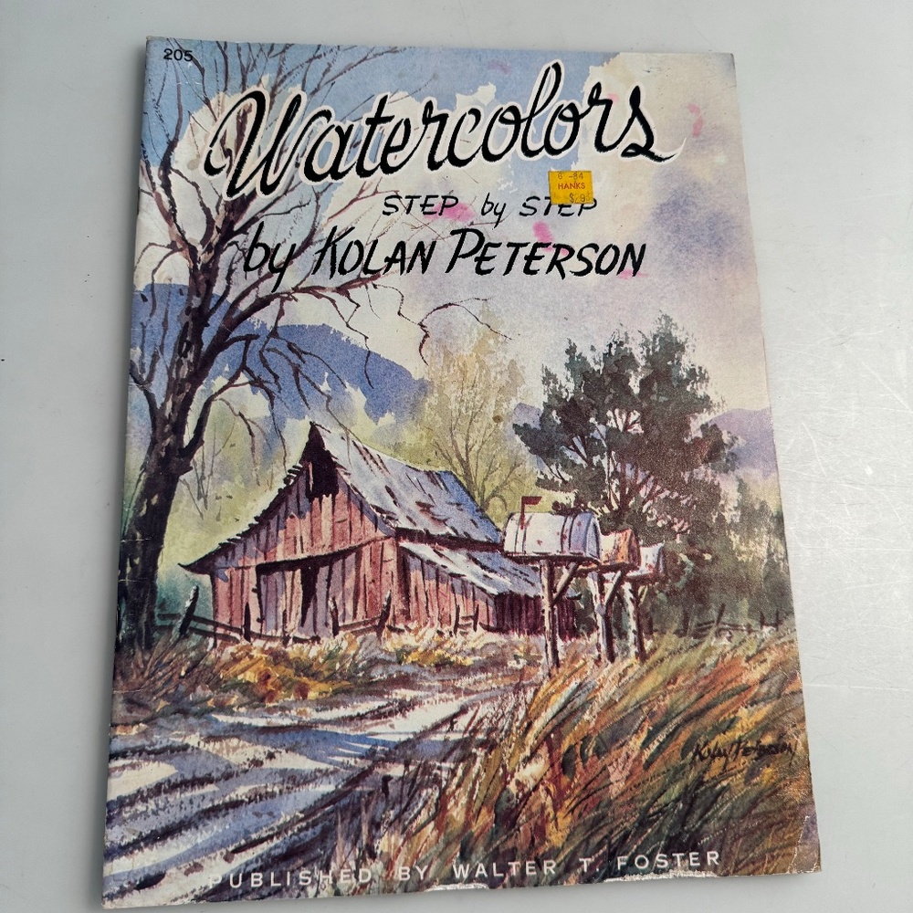 Walter Foster Step by Step Watercolor Art Instruction Book